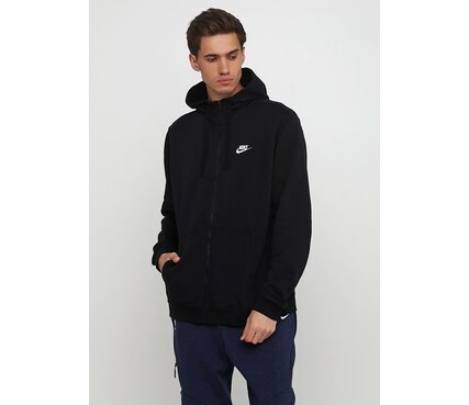 Олимпийка спортивная мужская Nike M NSW HOODIE FZ FT CLUB 804391-010