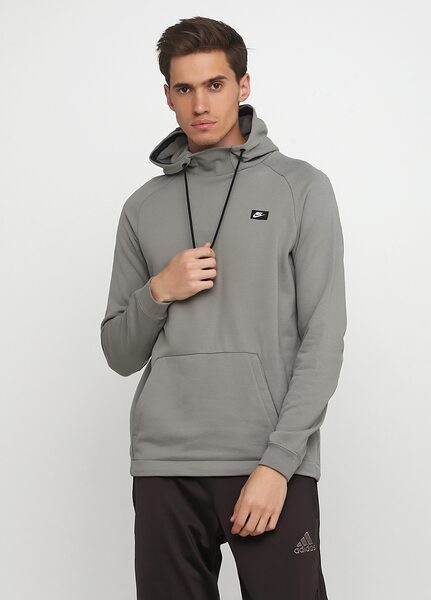 Купить Толстовка спортивная мужская Nike M NSW MODERN HOODIE PO FT 805128-004 - оригинал, гарантия