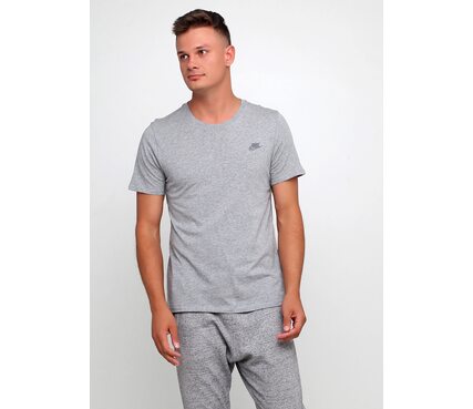 Футболка спортивная мужская Nike M NSW TEE CLUB EMBRD FTRA 827021-063