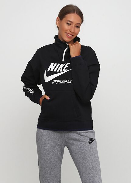 Купить Nike W NSW CREW HZ ARCHIVE 855701-011 - оригинал, гарантия