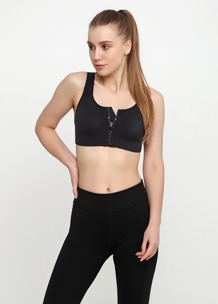 Купить Топ  SHAPE ZIP BRA Nike 858429-011 - оригинал, гарантия
