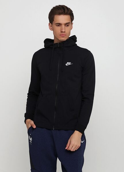 Купить Nike M NSW HOODIE FZ JSY CLUB 861754-010 - оригинал, гарантия