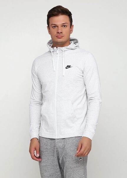 Купить Nike M NSW HOODIE FZ JSY CLUB 861754-051 - оригинал, гарантия