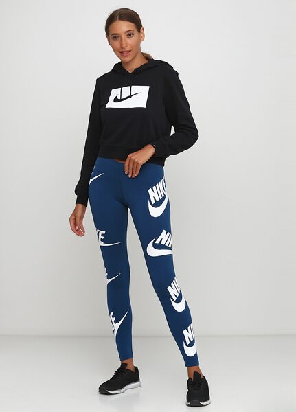 Купить Лосины женские спортивные Nike W NSW LGGNG SSNL LEG A SEE 883655-474 - оригинал, гарантия