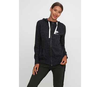 Олимпийка спортивная женская Nike W NSW GYM VNTG HOODIE FZ 883729-010