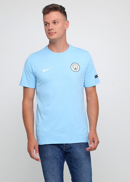 Купить Футболка  MCFC M NK TEE CREST Nike 888802-488 - оригинал, гарантия