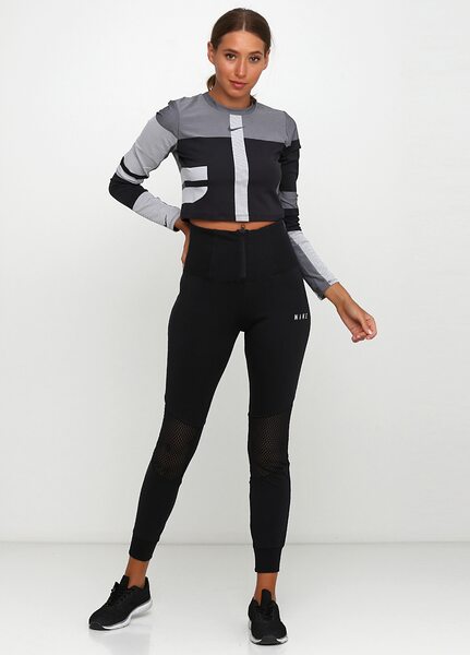 Купить Лосины женские спортивные Nike W NSW ESSNTL LGGNG MESH 893663-010 - оригинал, гарантия