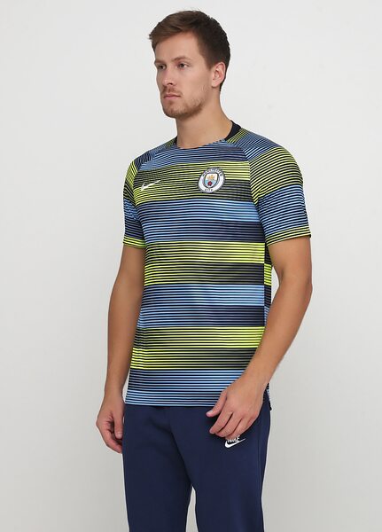 Купить Футболка  MCFC M NK DRY SQD TOP SS GX 2 Nike 894325-702 - оригинал, гарантия