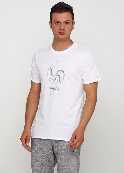Купить Футболка  FFF M NK TEE EVERGREEN CREST Nike 908373-100 - оригинал, гарантия