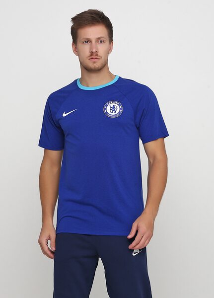Купить Футболка  Chelsea Match Tee Nike 911193-495 - оригинал, гарантия