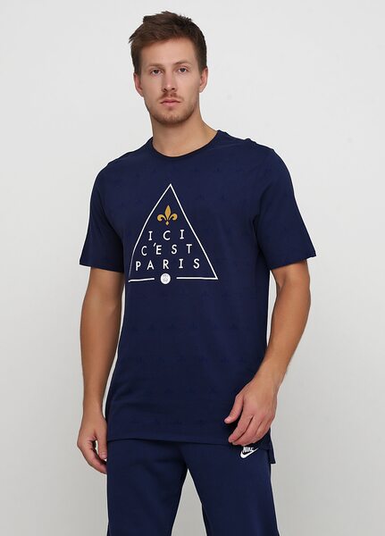 Купить Футболка спортивная Nike PSG M NK TEE SQUAD 913409-410 - оригинал, гарантия
