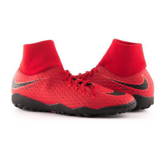 Купить Футзалки (бампы) футбольные Nike HYPERVENOMX PHELON 3 DF TF 917769-616 - оригинал, гарантия