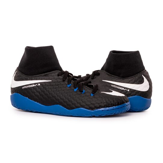 Купить Футзалки (бампы) детские Nike HypervenomX Phelon III DF IC Junior 917774-002 - оригинал, гара