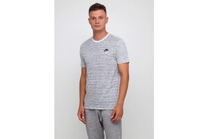 Футболка спортивная Nike M NSW TEE STRIPED LBR 2 927456-051