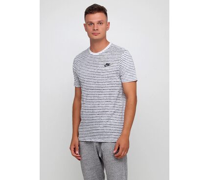 Футболка спортивная Nike M NSW TEE STRIPED LBR 2 927456-051