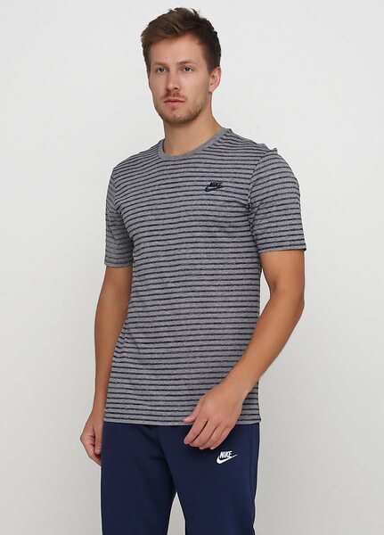 Купить Nike M NSW TEE STRIPED LBR 2 927456-091 - оригинал, гарантия