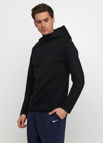 Купить Толстовка спортивная  Nike M NSW TCH FLC HOODIE PO 928487-010 - оригинал, гарантия