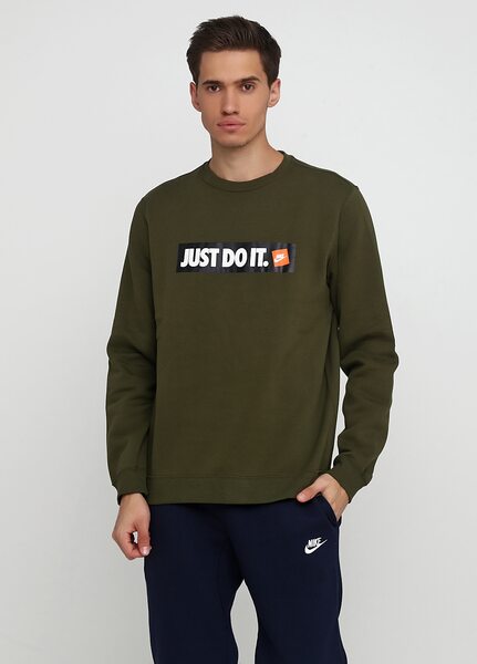 Купить Реглан спортивный Nike M NSW HBR CRW FLC 928699-395 - оригинал, гарантия