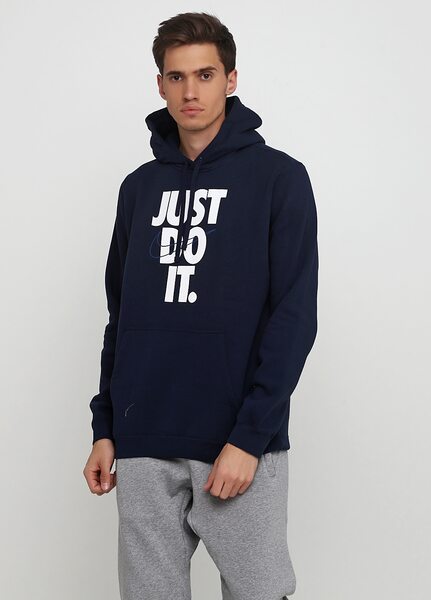 Купить Толстовка спортивная Nike M NSW HBR HOODIE PO FLC JDI 928717-451 - оригинал, гарантия