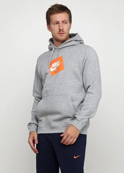 Купить Толстовка спортивная Nike M NSW HBR HOODIE PO FLC 928719-063 - оригинал, гарантия