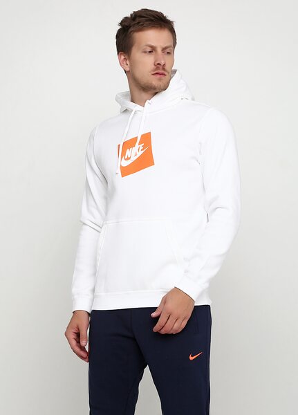 Купить Толстовка спортивная Nike M NSW HBR HOODIE PO FLC 928719-100 - оригинал, гарантия