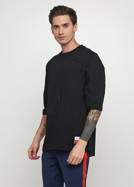 Купить Nike M NK SB DRY TOP 3QT CREW GFX 937974-010 - оригинал, гарантия