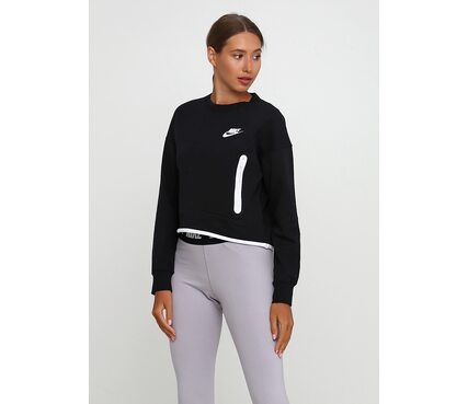 Реглан спортивный женский Nike W NSW TCH FLC CREW 939929-011