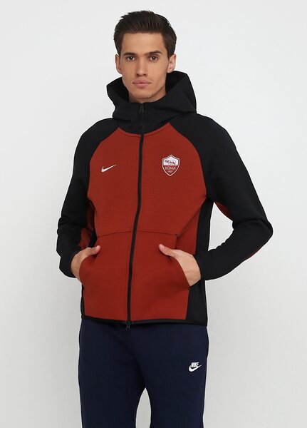 Купить Олимпийка спортивная с капюшоном Nike ROMA M NSW TCHFLC HOODIE AUT AH5205-010 - оригинал, гар Купить Олимпийка спортивная с капюшоном Nike ROMA M NSW TCHFLC HOODIE AUT AH5205-010 - оригинал, гар