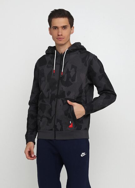 Придбати Кофта KYRIE M NK HOODIE FZ AOP Nike AJ3385-010 оригінал