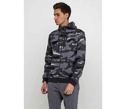 Nike M NSW CLUB CAMO HOODIE FZ FT AQ0596-065