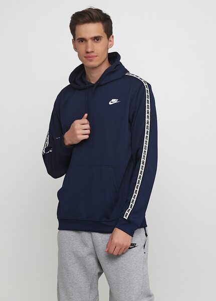 Купить Nike M NSW REPEAT PO HOOD POLY AR4914-451 - оригинал, гарантия