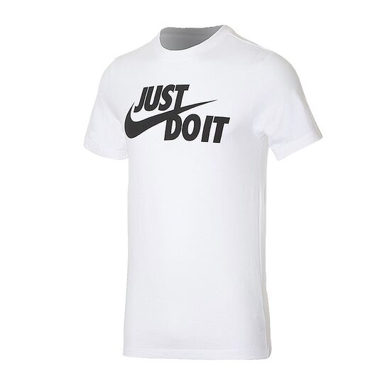 Купить Футболка  M NSW TEE JUST DO IT SWOOSH Nike AR5006-100 - оригинал, гарантия