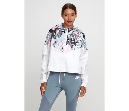 Nike W NSW HYP FM JKT CROP WR AOP AR5151-100