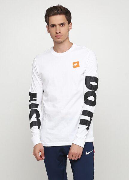 Купить Nike M NSW TEE LS HBR 1 AR5197-100 - оригинал, гарантия