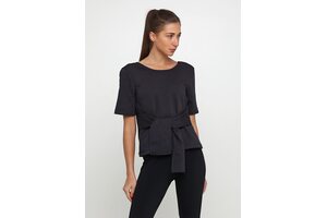 Футболка  W NK STUDIO SS WRAP TOP Nike AR6367-080
