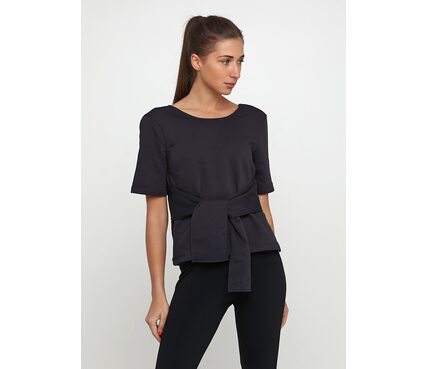 Футболка  W NK STUDIO SS WRAP TOP Nike AR6367-080