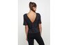 Купить Футболка  W NK STUDIO SS WRAP TOP Nike AR6367-080 - оригинал, гарантия