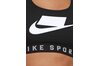 Купить Топ  MESH BACK SWOOSH BRA Nike AT1764-010 - оригинал, гарантия
