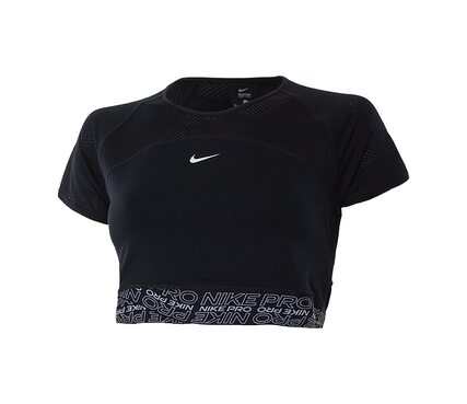 Майка спортивная женская Nike W NK DRY CRP SS TP MAT VNR SU CJ4185-010 Майка спортивная женская Nike W NK DRY CRP SS TP MAT VNR SU CJ4185-010