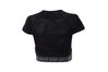 Купить Майка спортивная женская Nike W NK DRY CRP SS TP MAT VNR SU CJ4185-010 - оригинал, гарантия