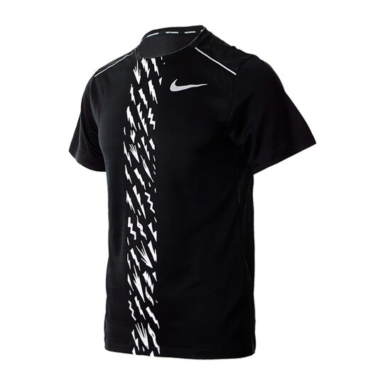 Купить Футболка  M NK DRY MILER SS EDGE GX PO Nike CJ5338-010 - оригинал, гарантия