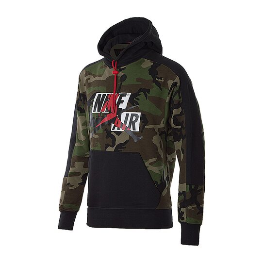 Купить Толстовка  M J JMC CAMO FLC PO HDY Nike CU2060-222 - оригинал, гарантия