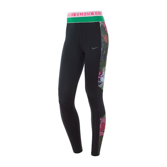 Купить Лосіни  W NK ICNCLSH PRO PRT 7/8 TGT Nike CU5032-010 - оригинал, гарантия