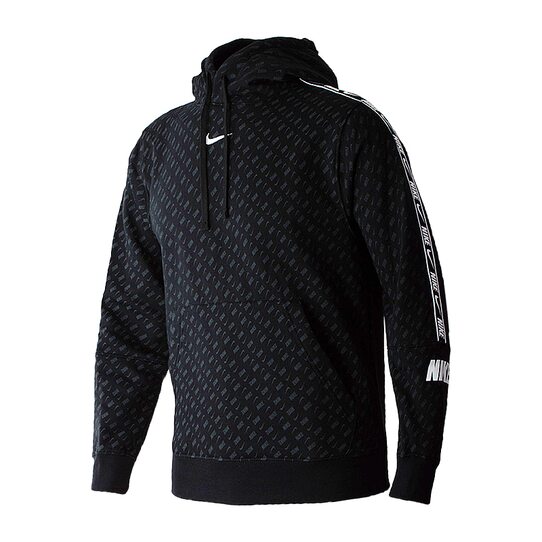 Толстовка Nike M NSW REPEAT FLC PO HOOD PRNT Nike DD3774-010 - оригинал