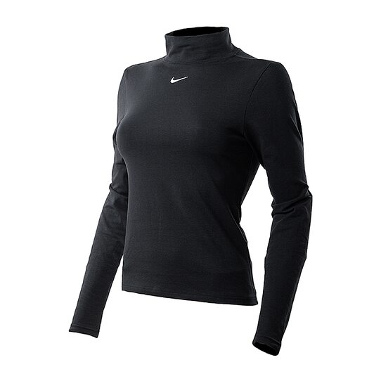 Купить Футболка W NSW ESSNTL MOCK LS TOP Nike DD5882-010 