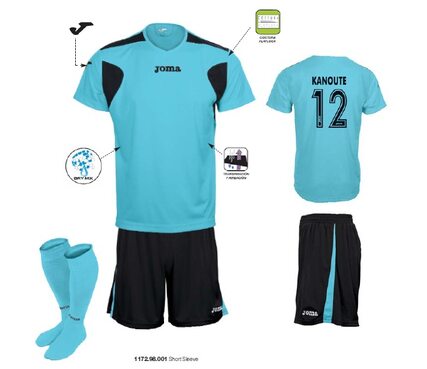 Комплект формы Joma Liga Fluor Set 