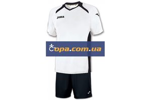 Футбольная игровая форма Joma Champion II (бело-черная) Футбольная игровая форма Joma Champion II (бело-черная)