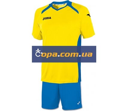 Футбольная игровая форма Joma Champion II (сине-желтая) Футбольная игровая форма Joma Champion II (сине-желтая)