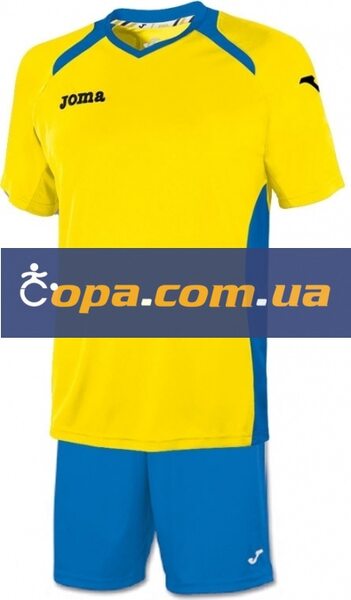 Купить Футбольная игровая форма Joma Champion II (сине-желтая) - оригинал, гарантия Купить Футбольная игровая форма Joma Champion II (сине-желтая) - оригинал, гарантия