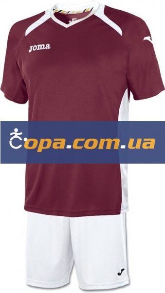Купить Футбольная игровая форма Joma Champion II (бордовая) - оригинал, гарантия Купить Футбольная игровая форма Joma Champion II (бордовая) - оригинал, гарантия
